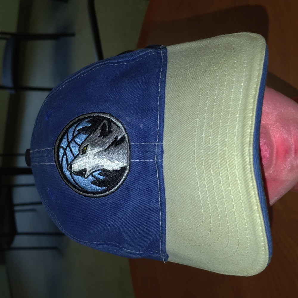 NBA Minnesota Timberwolves US Bank Embroidered Logo Strapback Hat
